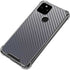 Silver Carbon Fiber Specialty Texture Material Google Pixel 5 Clear Case